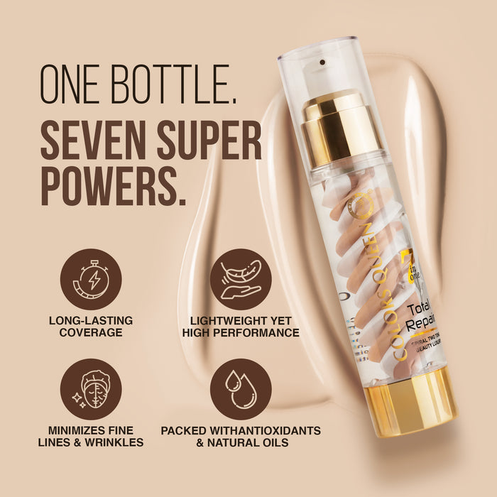 Colors Queen 7-in-1 Total Repair Foundation – All-in-One Makeup Cream