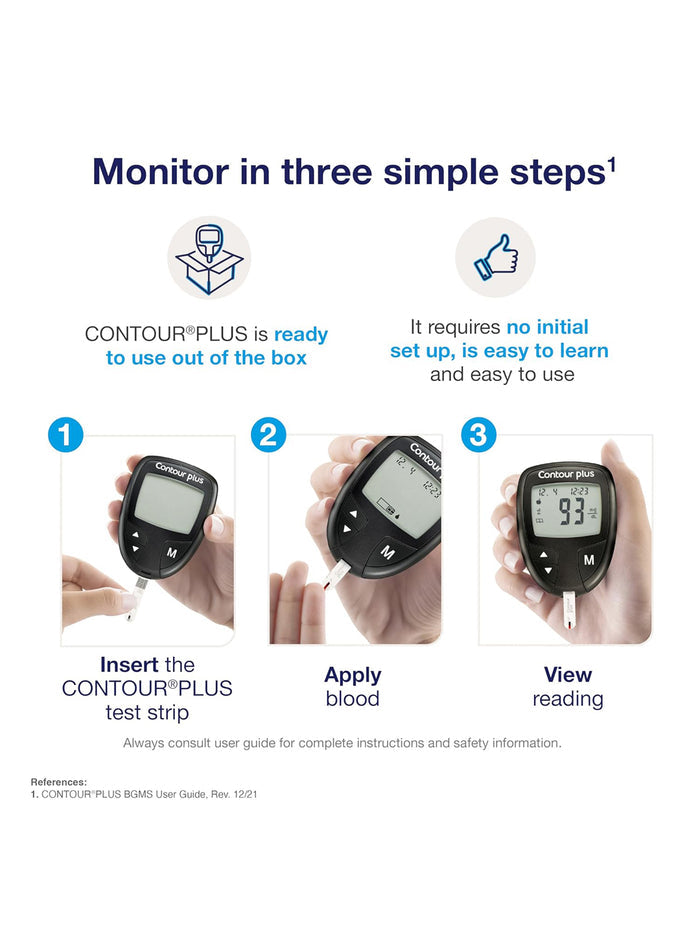 Contour Plus Glucometer Device (1 Unit)