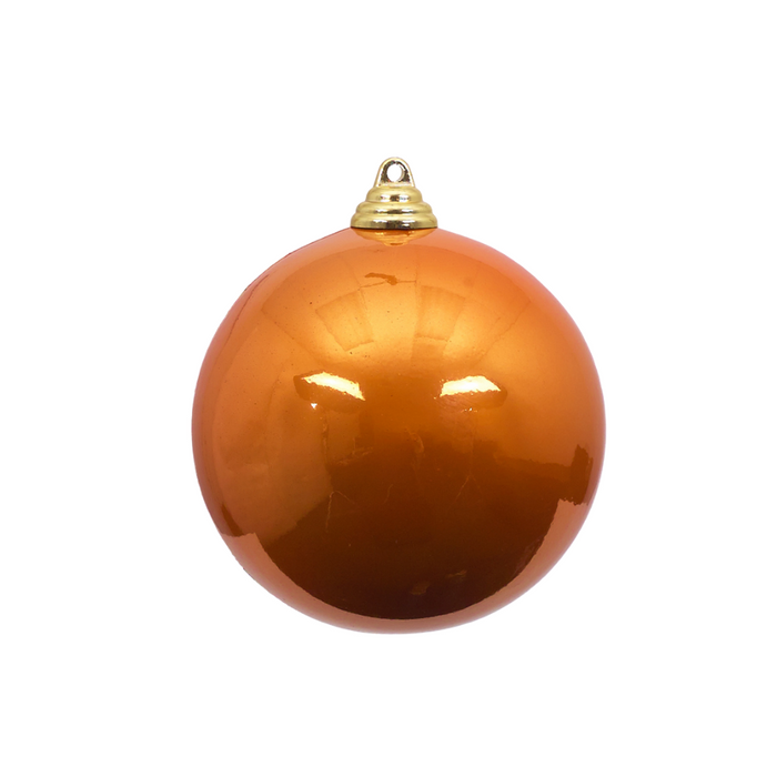 Copper Candy Apple Ball Ornament, 6"