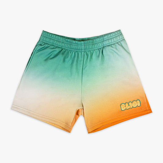 Cotton Candy Sweatshorts - Tangerine Freeze
