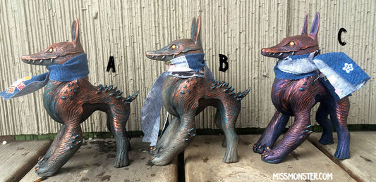 CRAGNOG- CAST ART TOY- METALLIC