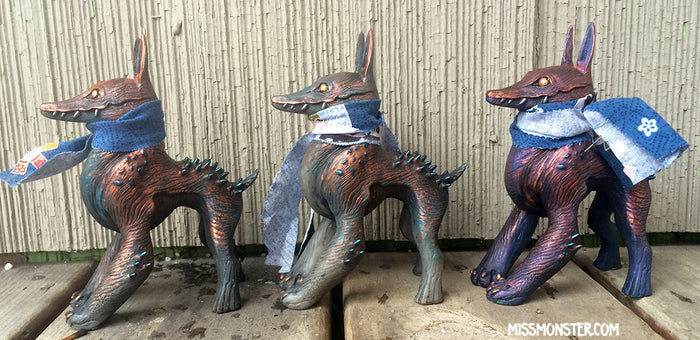 CRAGNOG- CAST ART TOY- METALLIC