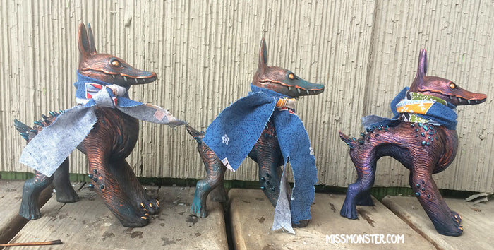 CRAGNOG- CAST ART TOY- METALLIC