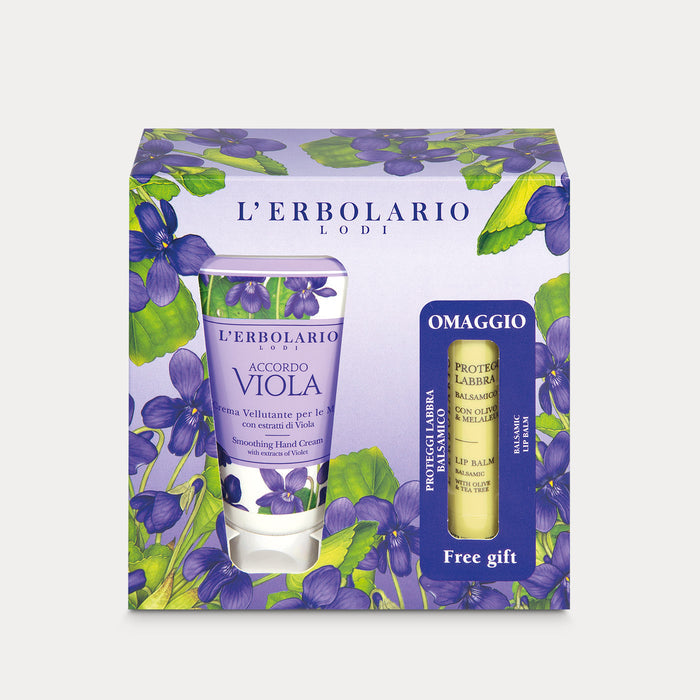 Crema Mani Accordo Viola e Proteggilabbra in omaggio