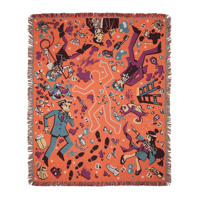 Crime Scene Throw Blanket
