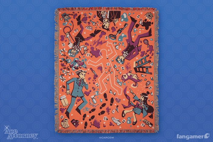 Crime Scene Throw Blanket