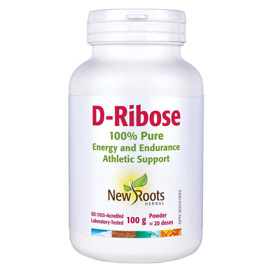 Bottle of New Roots D-Ribose Powder 100g