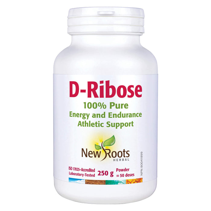 Bottle of New Roots D-Ribose Powder 250g