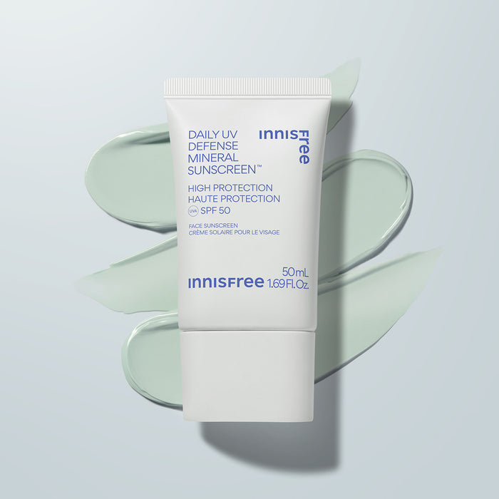 #seo innisfree creme solaire minerale spf50