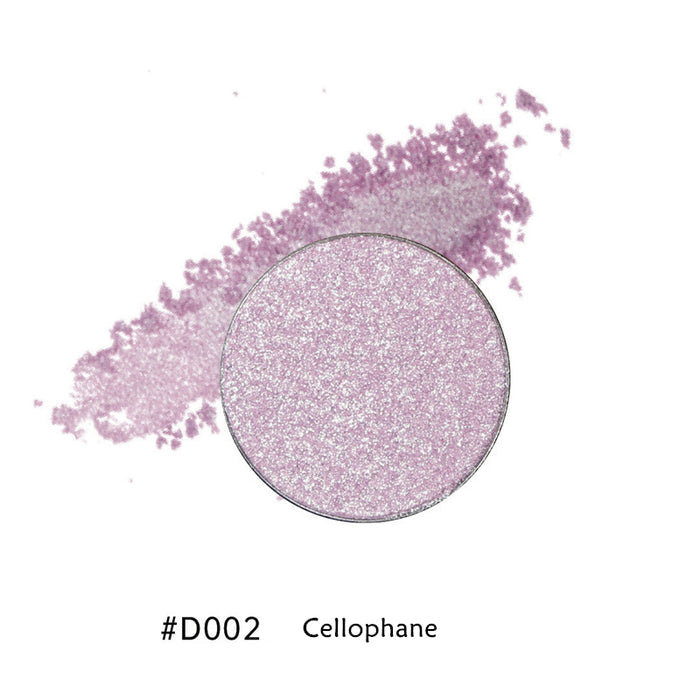 DE'LANCI Love Purple 4-Color Polarized Holographic Eyeshadow Palette T4227