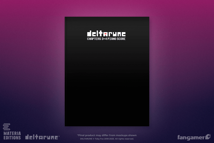 DELTARUNE Chapters 3+4 Piano Score Book