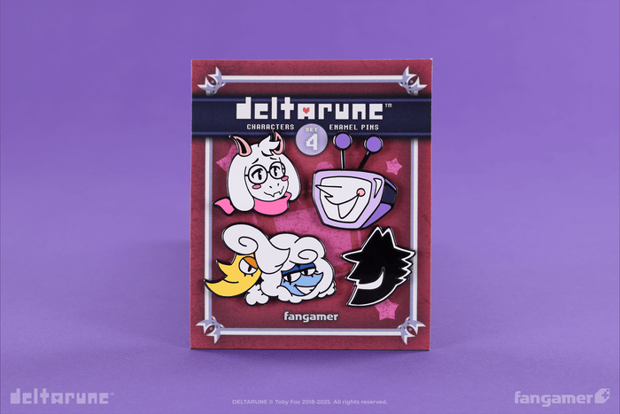 DELTARUNE Character Pin Set 4