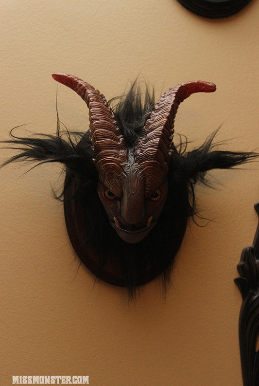 DEVIL HEAD- TAXIDERMY WALL MOUNT