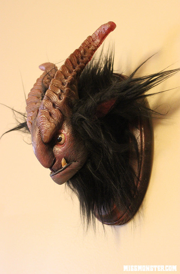 DEVIL HEAD- TAXIDERMY WALL MOUNT