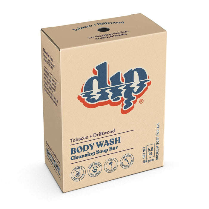 Dip Body Wash Cleansing Soap Bar - Tobacco & Driftwood - Aesthetics By Kell