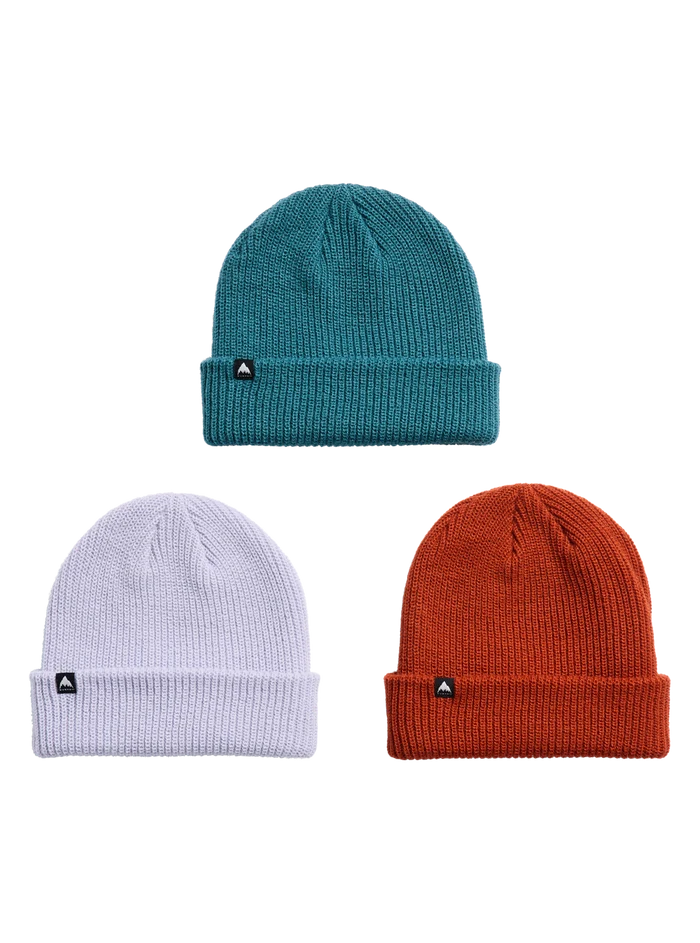 Product image of Burton DND Beanie (3 Pack)[Variant:Atlantic Teal / Spiced Chai / Moondust Purple]