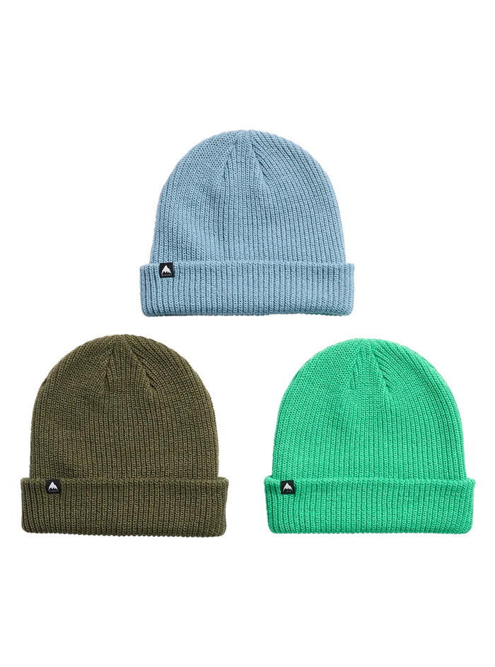 Product image of Burton DND Beanie (3 Pack)[Variant:Green Voltage / Airstream Blue / Dried Moss]