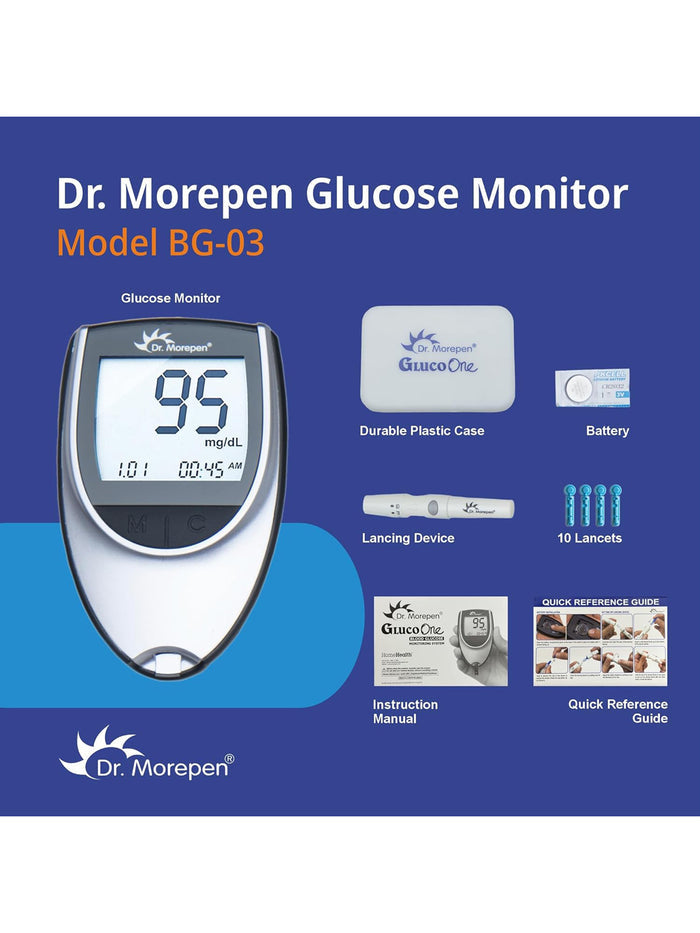 Dr. Morepen Gluco One Blood Glucose Monitoring System BG-03