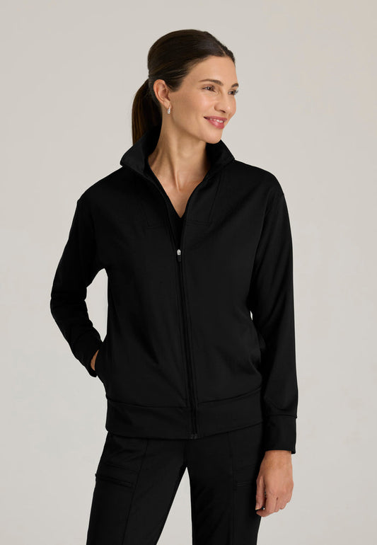 Ease Warm-Up Jacket - Black - Grey's Anatomy Scrubs