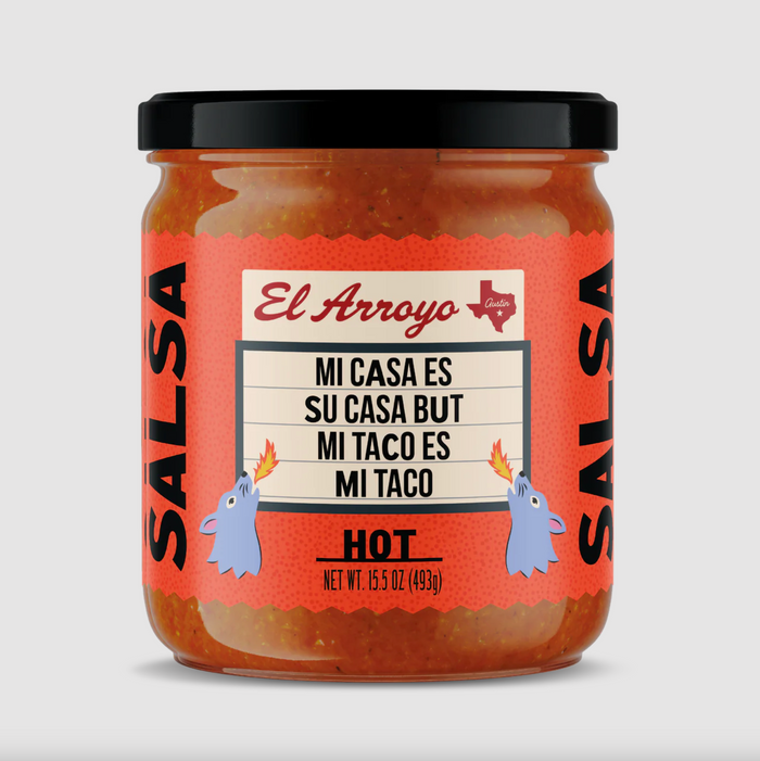 El Arroyo Salsa 16oz Food in Hot at Wrapsody