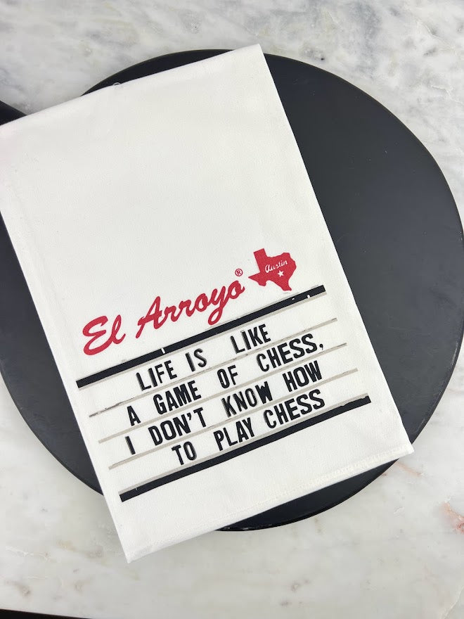 El Arroyo Towel Kitchen Towels in Chess at Wrapsody