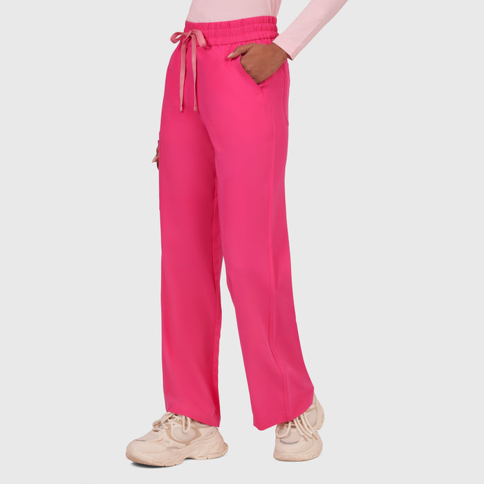 Elan High Waisted Wide-Leg Scrub Pant