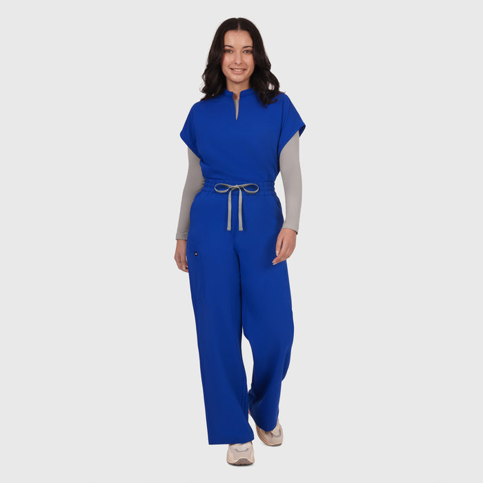 Elan High Waisted Wide-Leg Scrub Pant