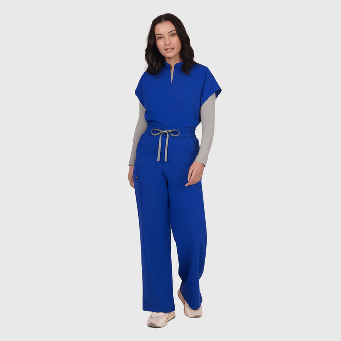 Elan High Waisted Wide-Leg Scrub Pant