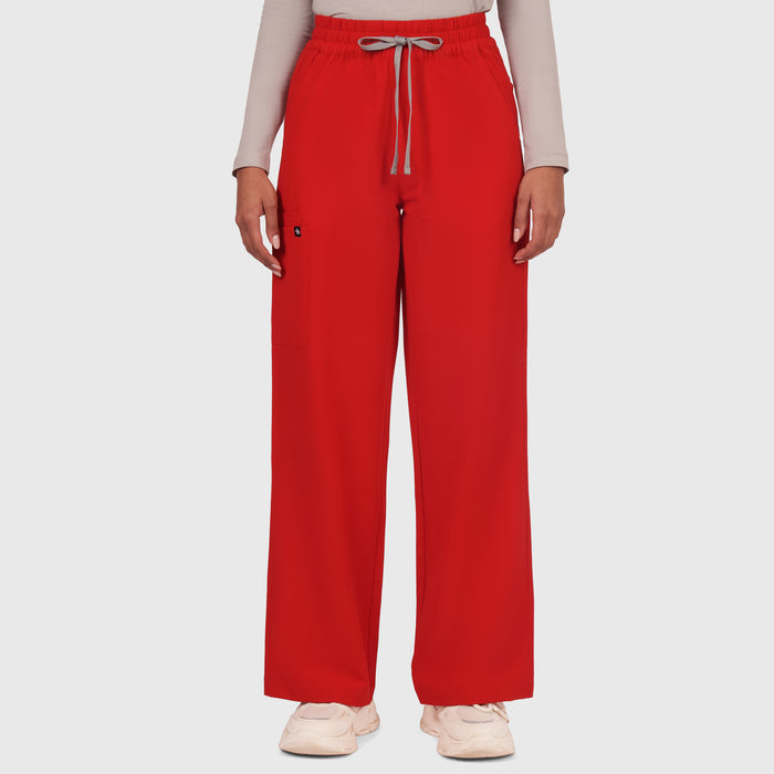Elan High Waisted Wide-Leg Scrub Pant