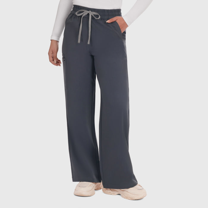 Elan High Waisted Wide-Leg Scrub Pant