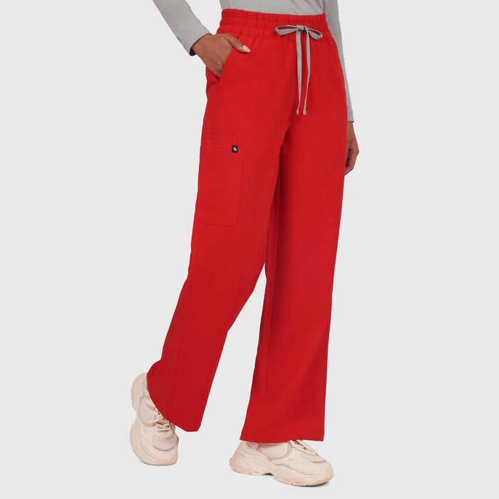Elan High Waisted Wide-Leg Scrub Pant