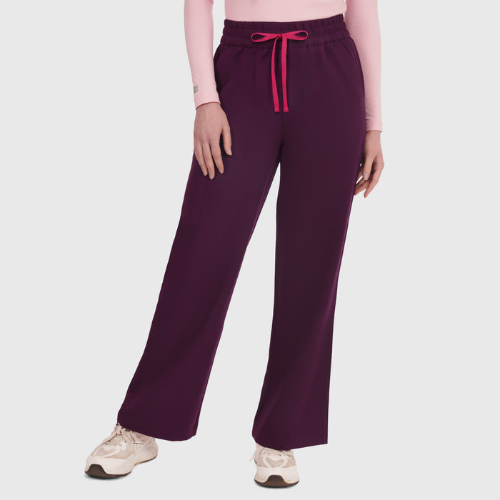 Elan High Waisted Wide-Leg Scrub Pant