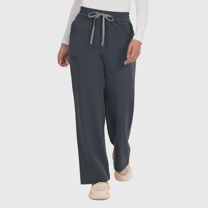 Elan High Waisted Wide-Leg Scrub Pant
