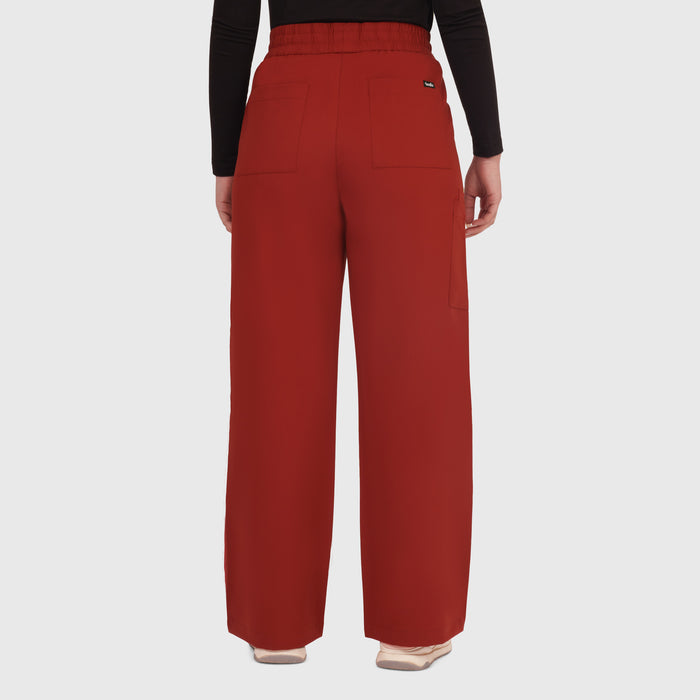 Elan High Waisted Wide-Leg Scrub Pant