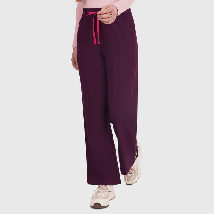 Elan High Waisted Wide-Leg Scrub Pant