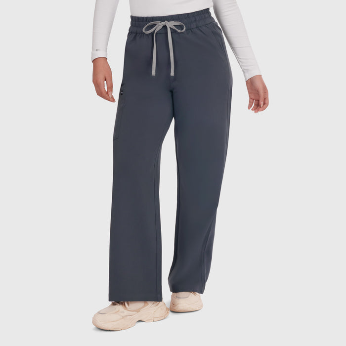 Elan High Waisted Wide-Leg Scrub Pant
