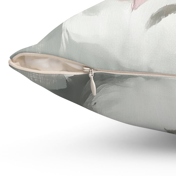 Elegant Swan Decorative Pillow, Home Decor, Gift for Animal Lovers, Nursery Accent, Soft Couch Cushion cover with zipper and insert