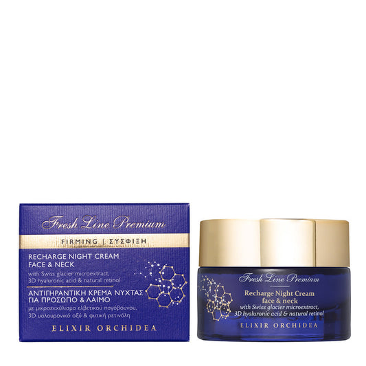 Elixir Orchidea Αντιγηραντική Κρέμα Νύχτας για Πρόσωπο & Λαιμό
