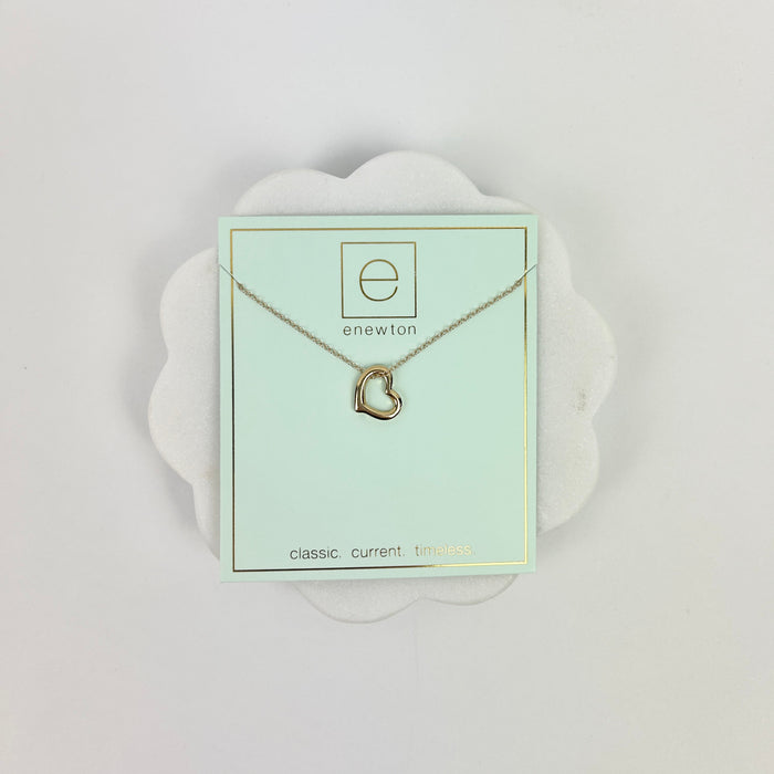 Enewton Love Gold Charm 16" Necklace Necklaces in  at Wrapsody