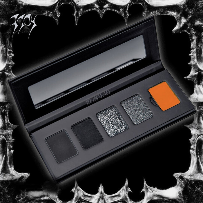 Black Eyeshadow Palette + A04 Orange