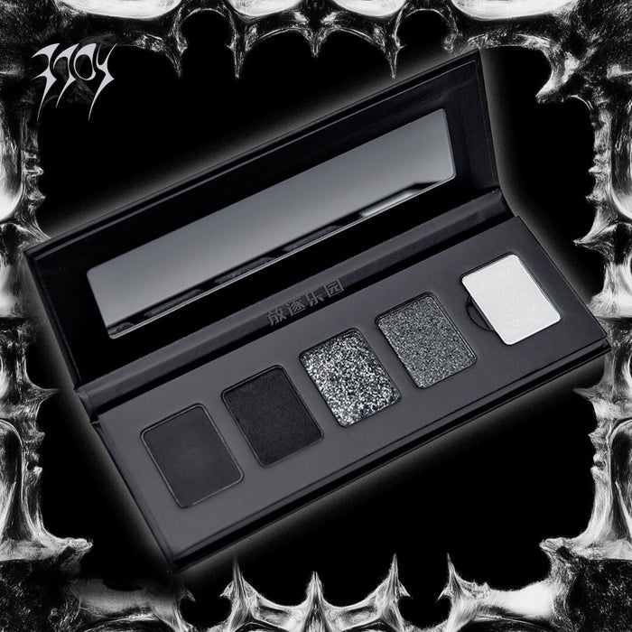 Black Eyeshadow Palette + A01 White