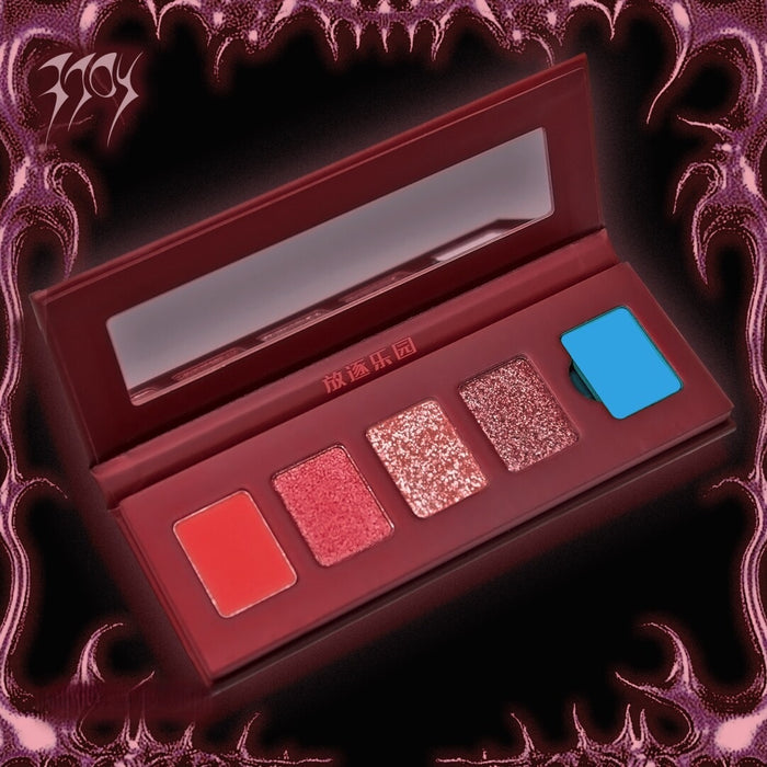 Red Eyeshadow Palette + A02 Blue