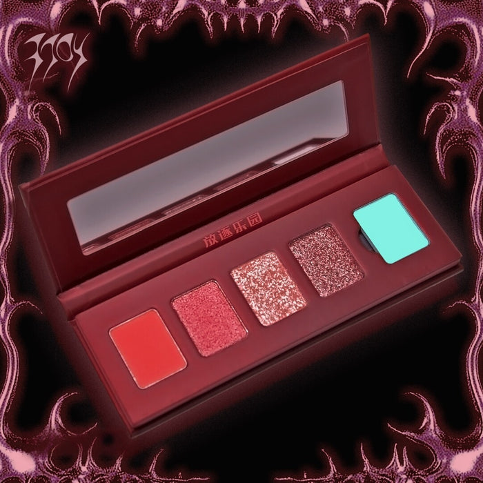 Red Eyeshadow Palette + A03 Mint
