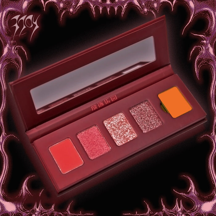 Red Eyeshadow Palette + A04 Orange