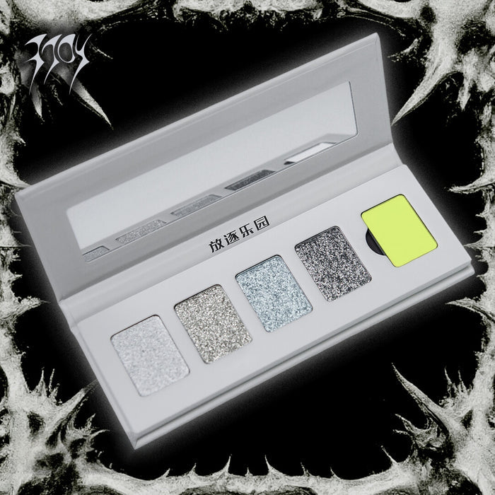 Silver Eyeshadow Palette + A05 Yellow