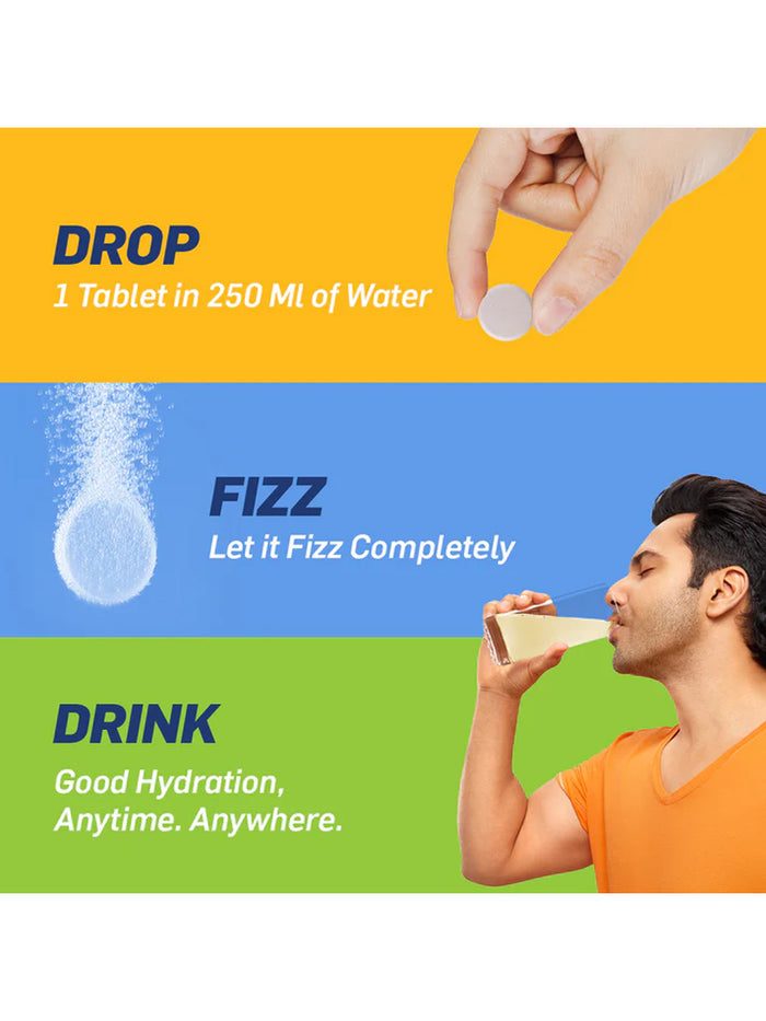Fast&Up Drink Lime & Lemon Reload Zero Sugar Instant Hydration - 100 Effervescent Tablets (Pack of 4)