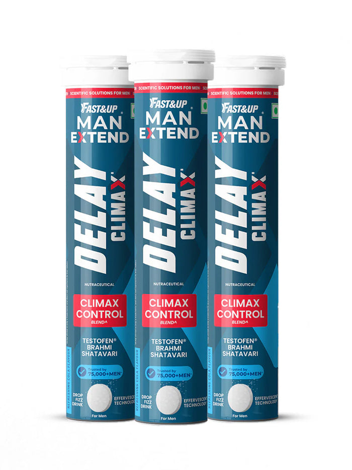 Fast&Up Man Extend Effervescent - 60 Tablets (Pack of 3)