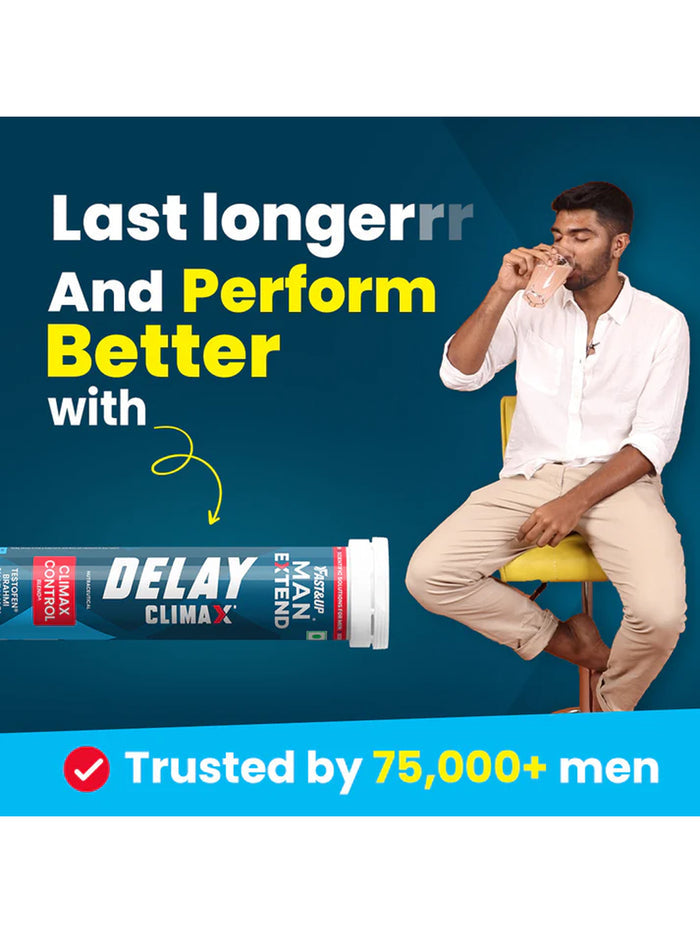 Fast&Up Man Extend Effervescent - 60 Tablets (Pack of 3)