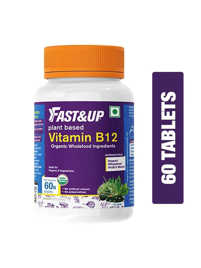 Fast&Up Plant Based Vitamin B12 (60 Tablets)