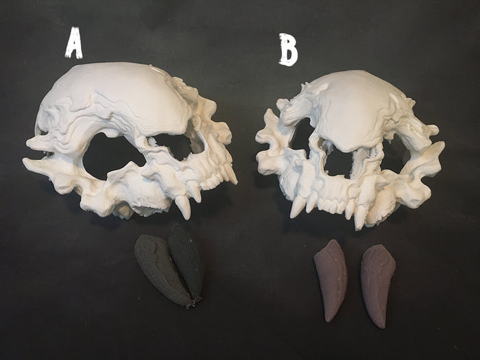 FATALIS BLANK MASK- READY TO SHIP